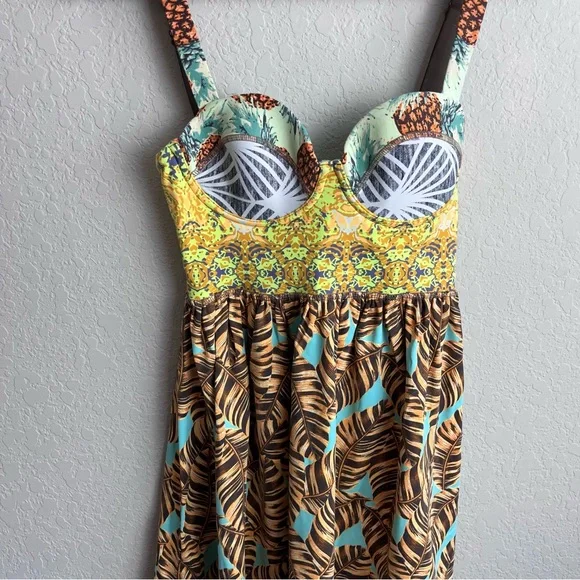 Maaji Lavender Lemonade Dress A Line Pleated Mini - Picture 5 of 12